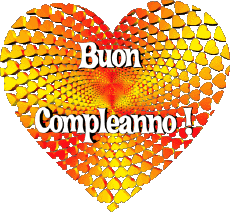Nachrichten Italienisch Buon Compleanno Cuore 007 