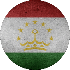 Bandiere Asia Tajikistan Tondo 