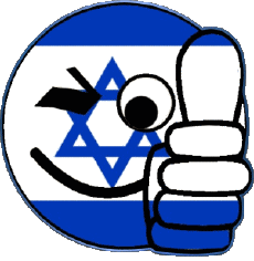 Flags Asia Israel Smiley - OK 