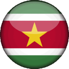 Fahnen Amerika Suriname Runde 