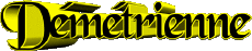 Nome FEMMINILE - Francia D Démétrienne 