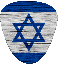 Bandiere Asia Israele Forma 01 