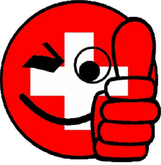 Banderas Europa Suiza Smiley - OK 