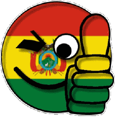 Bandiere America Bolivia Faccina - OK 
