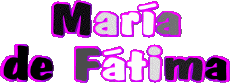 Nombre FEMENINO - España M Compuesto María de Fátima 