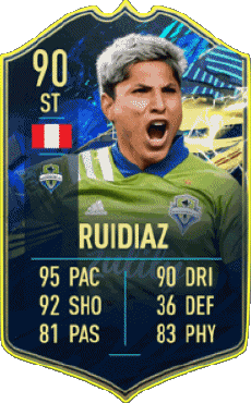 Multimedia Vídeo Juegos F I F A - Jugadores  cartas Perú Raúl Ruidíaz 