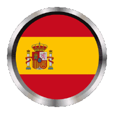 Flags Europe Spain Round - Rings 