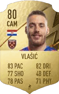 Multimedia Vídeo Juegos F I F A - Jugadores  cartas Croacia Nikola Vlasic 