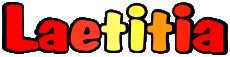 Nome FEMMINILE - Francia L Laetitia 