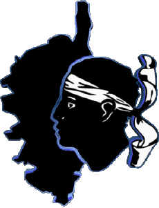 Flags France Regions Corsica Map 