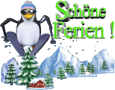 Mensajes Alemán Schöne Ferien Winter Serie 05 