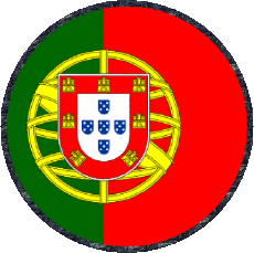 Flags Europe Portugal Round 