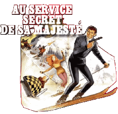 Multi Média Cinéma International James Bond 007 Au Service de sa Majesté Logo Français 