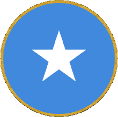 Fahnen Afrika Somalia Rond 