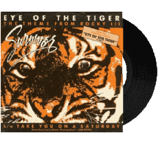 Eye of the tiger-Multimedia Musik Zusammenstellung 80' Welt Survivor Eye of the tiger