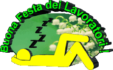 Messagi Italiano 1° de Maggio Buona Festa dei Lavoratori 