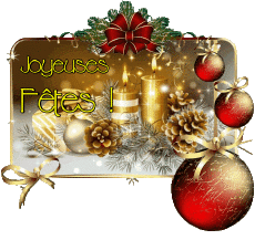 Messages French Joyeuses Fêtes (Noël) Serie 16 