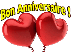 Messagi Francese Bon Anniversaire Ballons - Confetis 005 
