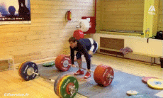 Humor -  Fun Sport Gewichtheben Fail 