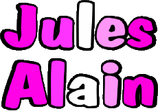 Prénoms MASCULIN - France J Composé Jules Alain 
