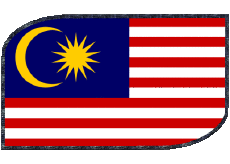 Flags Asia Malaysia Rectangle 