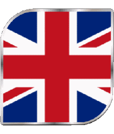 Bandiere Europa UK Quadrato 