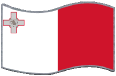 Banderas Europa Malta Rectángulo 