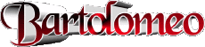Prénoms MASCULIN - Italie B Bartolomeo 