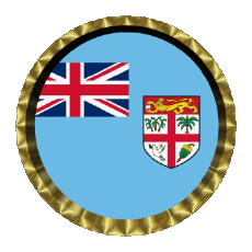 Banderas Oceanía Fiyi Ronda - Anillos 