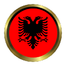 Flags Europe Albania Round - Rings 