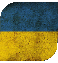 Bandiere Europa Ucraina Quadrato 