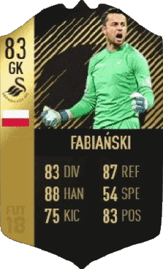 Multi Media Video Games F I F A - Card Players Poland Lukasz Fabianski 