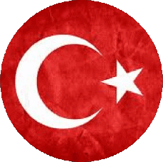 Flags Asia Turkey Round 