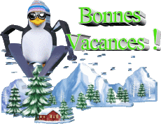 Mensajes Francés Bonnes Vacances Hiver Serie 05 