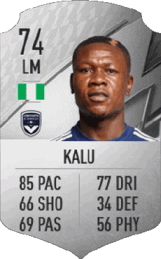 Multi Média Jeux Vidéo F I F A - Joueurs Cartes Nigéria Samuel Kalu 