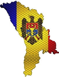 Drapeaux Europe Moldavie Carte 