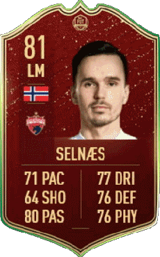 Multimedia Videospiele F I F A - Karten Spieler Norwegen Ole Kristian Selnæs 