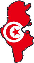 Drapeaux Afrique Tunisie Carte 