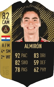Multi Média Jeux Vidéo F I F A - Joueurs Cartes Paraguay Miguel Almirón 