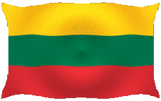 Flags Europe Lithuania Waving 