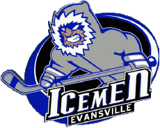 Sports Hockey - Clubs U.S.A - CHL Central Hockey League Evansville Icemen 