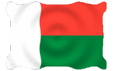 Banderas África Madagascar Ondulación 