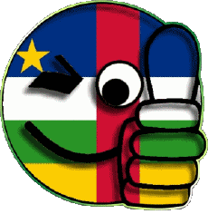 Banderas África Centrafrique Smiley - OK 
