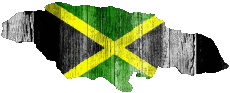 Drapeaux Amériques Jamaïque Carte 