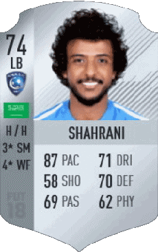 Multimedia Vídeo Juegos F I F A - Jugadores  cartas Arabia Saudita Yasser Al Shahrani 