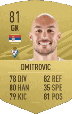 Multimedia Videospiele F I F A - Karten Spieler Serbien Marko Dmitrovic 
