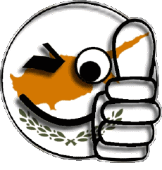 Drapeaux Europe Chypre Smiley - OK 