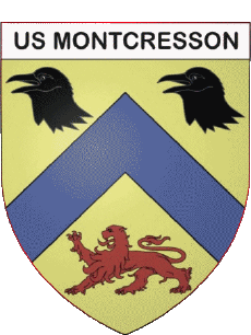 Sports FootBall Club France Logo Centre-Val de Loire 45 - Loiret Union Sportive Montcresson 