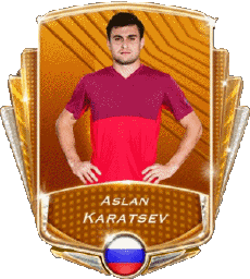 Sport Tennisspieler Russland Aslan Karatsev 