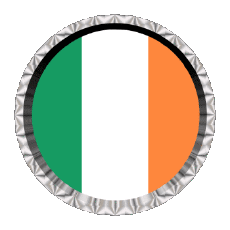 Flags Europe Ireland Round - Rings 